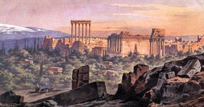 Baalbek Libano da Friedrich Perlberg