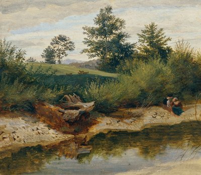 Paesaggio fluviale da Friedrich Philipp Reinhold