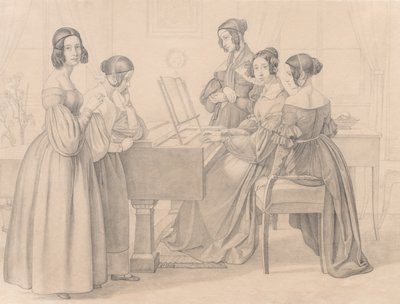 Musicale dai Preller, 1838 da Friedrich Preller