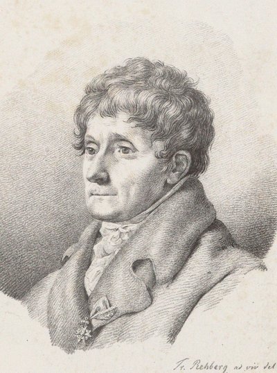 Ritratto del compositore Antonio Salieri 1750-1825, 1821 da Friedrich Rehberg