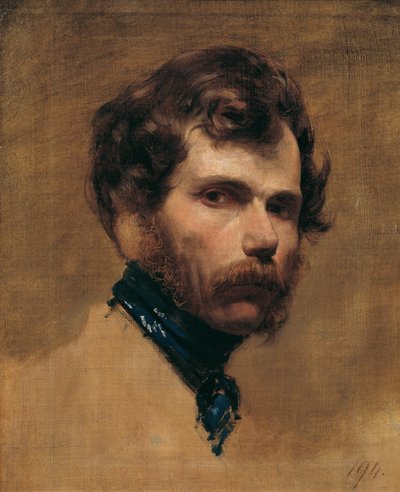Autoritratto con un fazzoletto blu da Friedrich Ritter von Amerling