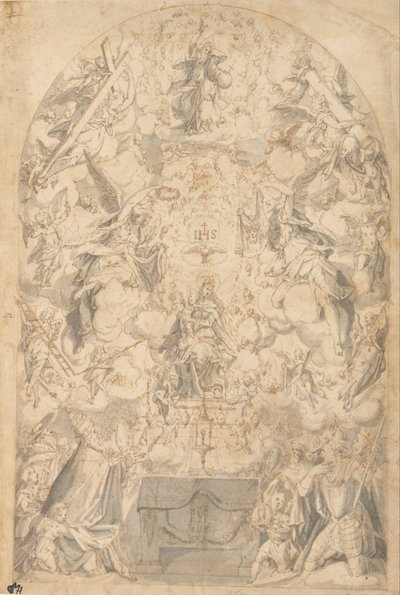 Madonna con Bambino e angeli con i simboli della Passione da Friedrich Sustris