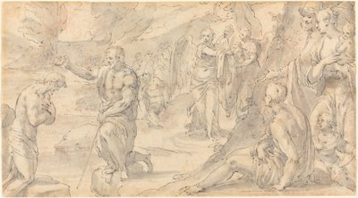 Il battesimo di Cristo da Friedrich Sustris