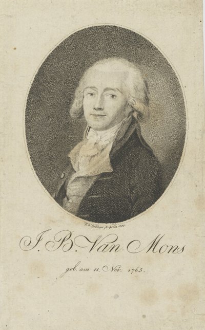 Ritratto di Jean-Baptiste Van Mons da Friedrich Wilhelm Bollinger