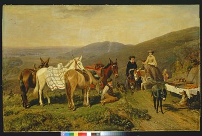 Nelle colline di Malvern, 1858 da Friedrich Wilhelm Keyl