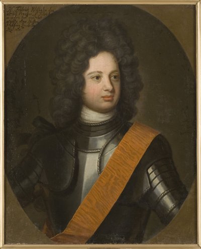 Ritratto di Federico Guglielmo I di Prussia, detto il re sergente da Friedrich Wilhelm Weidemann