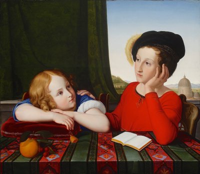 Doppio ritratto di Wienczyslaw e Konstanty Potocki, figli di un principe polacco, 1819 da Friedrich Wilhelm von Schadow