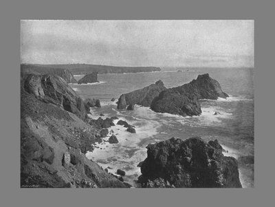 Vecchia Testa di Lucertola e Kynance Cove, c.1900 da Frith and Co