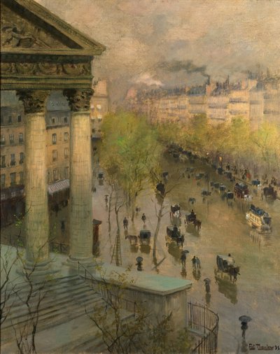 Boulevard de la Madeleine a Parigi da Frits Thaulow