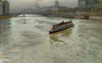 La Senna in novembre da Fritz Thaulow