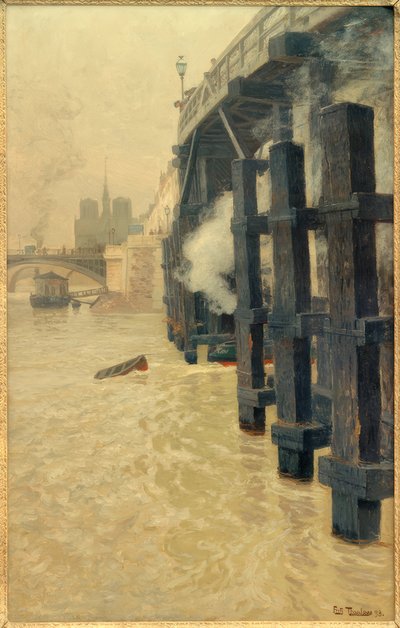 La Senna in dicembre da Fritz Thaulow