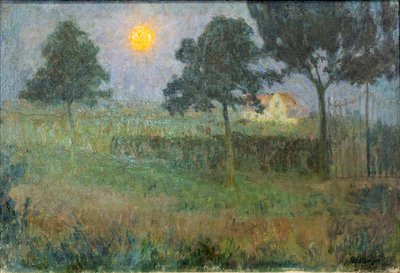 Paesaggio al crepuscolo da Frits van den Berghe