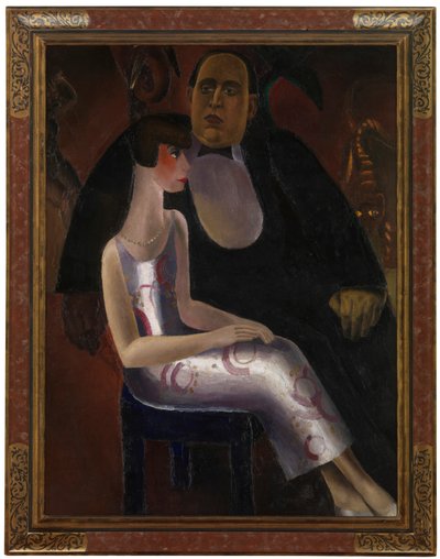 Ritratto di Paul-Gustave Van Hecke e sua moglie Norine da Frits van den Berghe