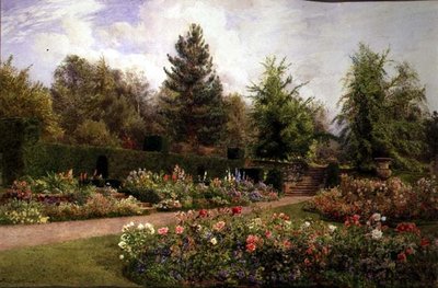 Terrazze a Knightshayes Court, Giardino di Lady Amory, Tiverton, Devon da Fritz B. Althus