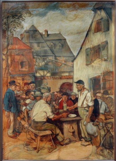 Osteria in Sassonia da Fritz Böhle