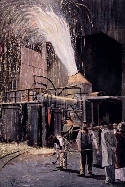 Il processo Bessemer per la produzione di massa dell