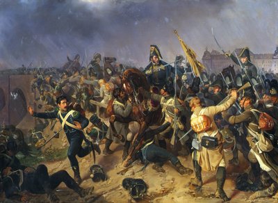 Episodio della battaglia di Znaim 1809 da Fritz L