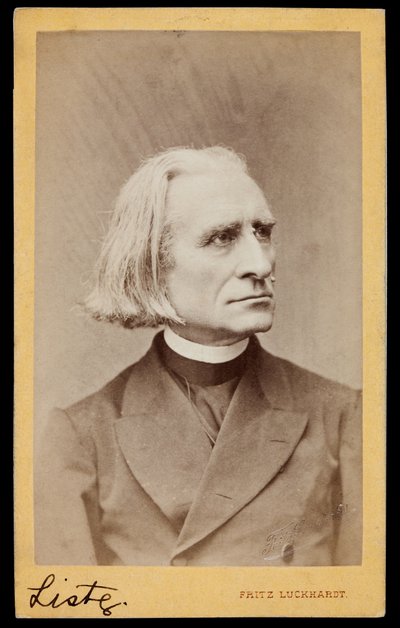 Ritratto di Franz Liszt da Fritz Luckhardt