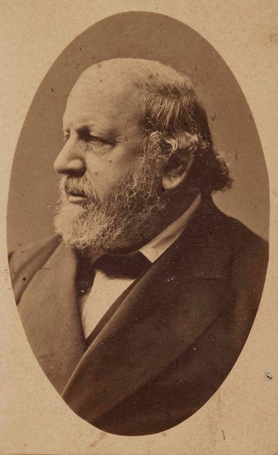 Ritratto del compositore Ferdinand von Hiller 1811-1885, c. 1880 da Fritz Luckhardt