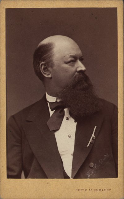 Ritratto del compositore Franz von Suppè, c. 1880 da Fritz Luckhardt