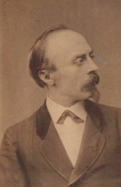 Ritratto del compositore Hans von Bülow 1830-1894, c. 1875 da Fritz Luckhardt