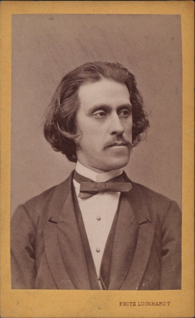 Ritratto del compositore Josef Strauss da Fritz Luckhardt