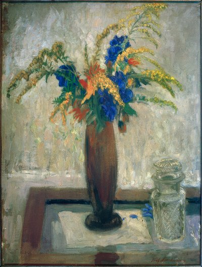 Natura morta con un bouquet di fiori di campo da Fritz Mackensen
