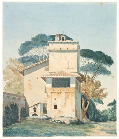 Studio di Raffaello nel giardino di Villa Borghese. Roma da Fritz Petzholdt