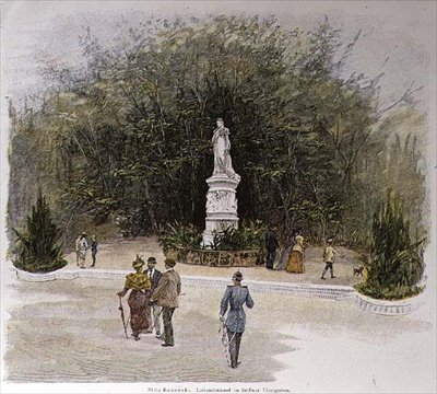 Il Memoriale di Luisa nel Thiergarten di Berlino da Fritz Rakowski