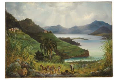 Cruz Bay; Cinnamon Bay, Indie Occidentali Danesi (Isole Vergini Americane) da Fritz Siegfried Georg Melbye