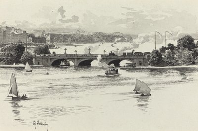 Lombardsbrücke da Fritz Stoltenberg