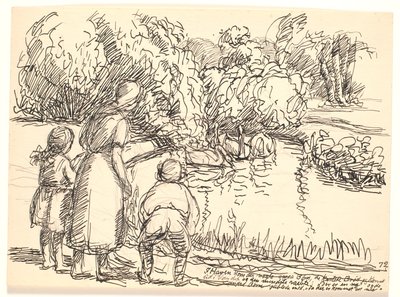 Nel Giardino vennero alcuni piccoli bambini... da Fritz Syberg