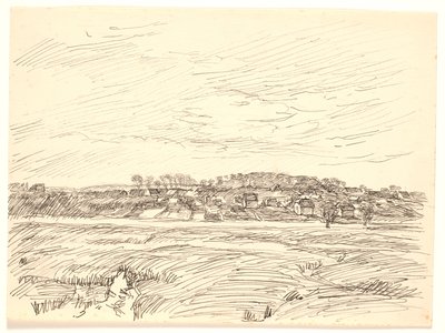 Paesaggio con villaggio da Fritz Syberg
