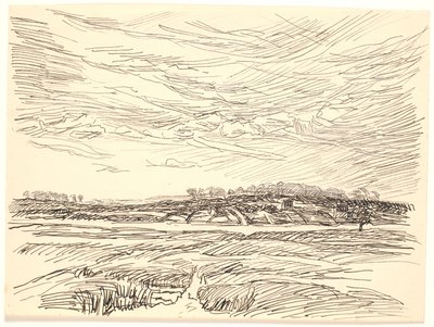 Paesaggio con campi da Fritz Syberg
