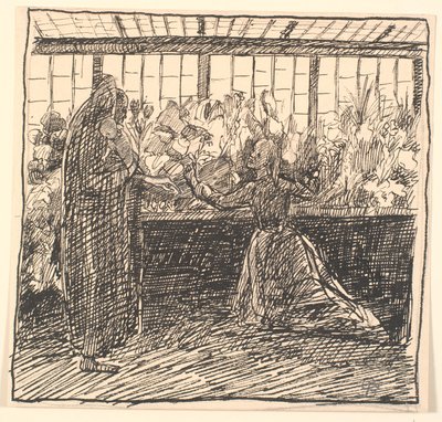 La madre e la morte nella serra della morte da Fritz Syberg