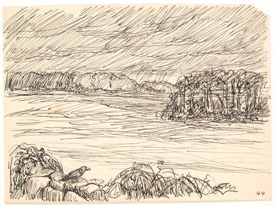 Il corvo sul recinto da Fritz Syberg