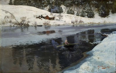 Inverno al fiume Simoa da Fritz Thaulov