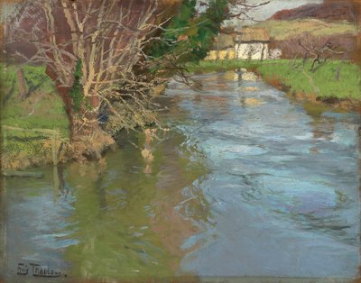 Un ruscello in primavera da Frits Thaulow