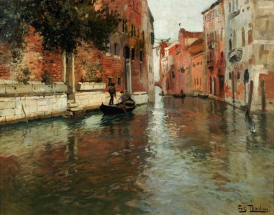 Un canale veneziano da Frits Thaulow