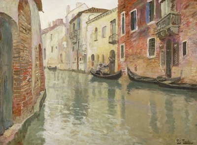Un canale veneziano da Frits Thaulow