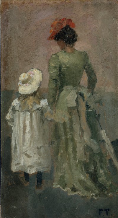 Alexandra Thaulow con Ingrid da Fritz Thaulow