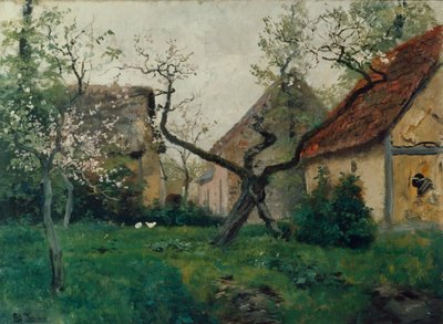 Melo in fiore da Fritz Thaulow