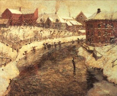Dal ponte di Nybroen, Oslo da Fritz Thaulow