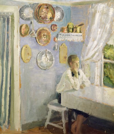 Harald al tavolo della colazione, c.1900 da Fritz Thaulow