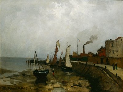 Porto in Francia da Fritz Thaulow