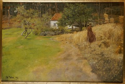 Fienagione, Stord, 1889 da Frits Thaulow