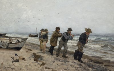Pescatori di ritorno a casa, Skagen da Fritz Thaulow