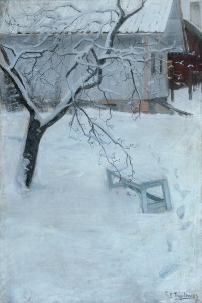 A febbraio (fattoria Vinderen) da Fritz Thaulow