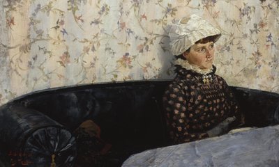 Ingeborg sul divano, Sandø da Fritz Thaulow