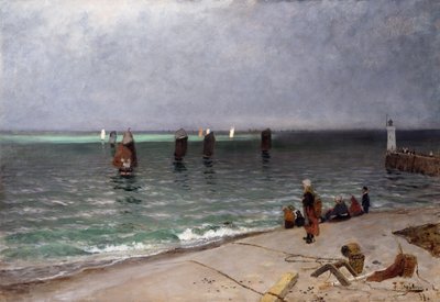 Pescatori di sgombri da Fritz Thaulow